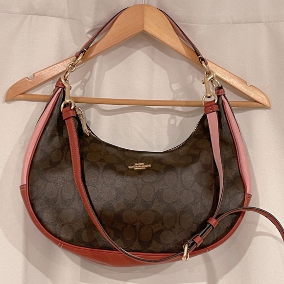 ❤️🌸🤎Coach Monogram Crossbody Bag❤️🌸🤎 - Picture 1 of 12